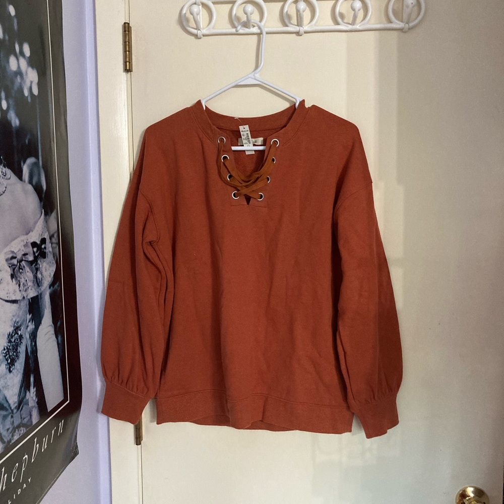 Madewell Laced Sweatshirt